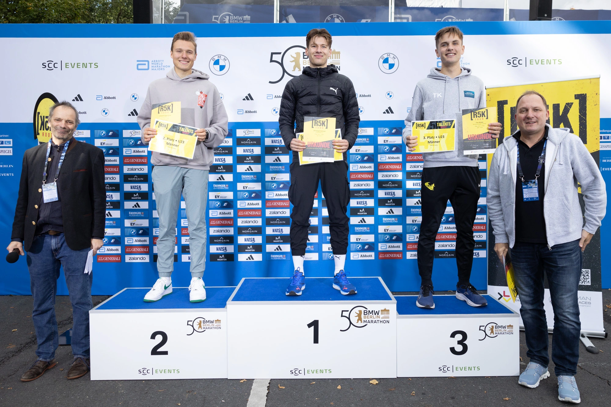 Siegerehrung der U23-Wertung